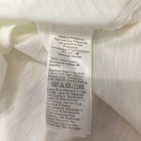 J.Crew Girlfriend Crewneck Tee - White/ Size XS - Picture 3 of 7